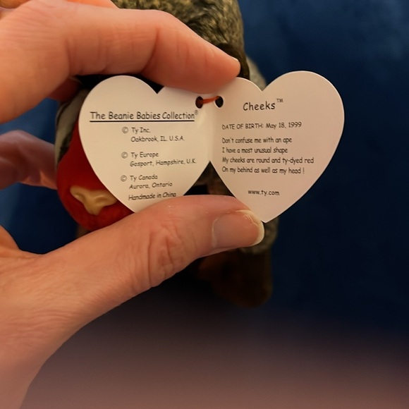 Ty Beanie Baby Cheeks - Picture 2 of 5
